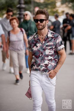 Paris Men's Fashion Week Spring Summer 2020 Street Style 101