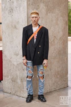 Paris Men's Fashion Week Spring Summer 2020 Street Style 11