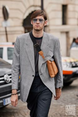 Paris Men's Fashion Week Spring Summer 2020 Street Style 121