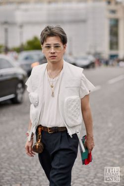 Paris Men's Fashion Week Spring Summer 2020 Street Style 125