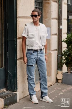 Paris Men's Fashion Week Spring Summer 2020 Street Style 16