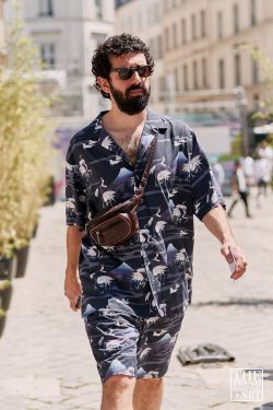 Paris Men's Fashion Week Spring Summer 2020 Street Style 28