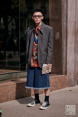 Paris Men's Fashion Week Spring Summer 2020 Street Style 33