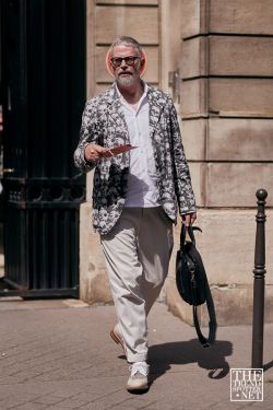 Paris Men's Fashion Week Spring Summer 2020 Street Style 35
