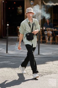Paris Men's Fashion Week Spring Summer 2020 Street Style 67