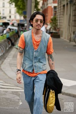 Paris Men's Fashion Week Spring Summer 2020 Street Style 75