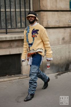Paris Men's Fashion Week Spring Summer 2020 Street Style 76