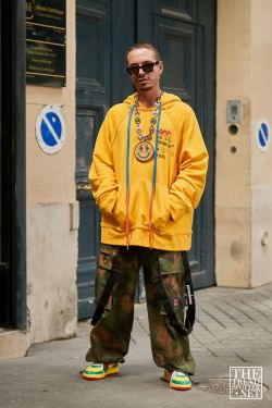 Paris Men's Fashion Week Spring Summer 2020 Street Style 80