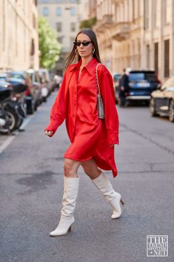 Women Street Style Milan Men's Fashion Week Ss20 12