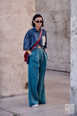 Women Street Style Paris Men's Fashion Week Ss20 68