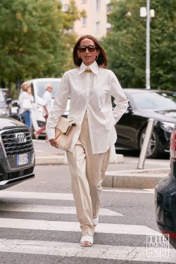 Milan Fashion Week Ss 2020 Street Style 100