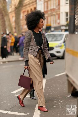 London Fashion Week Autumn Winter 2020 Street Style 118