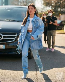 Milan Fashion Week Autumn Winter 2022 Fashion Week Street Style Women 11