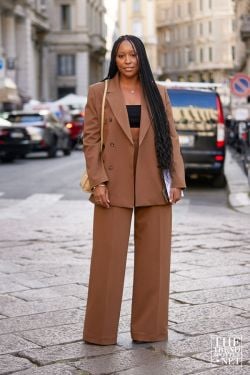 Milan Fashion Week Spring Summer 2023 Street Style 11