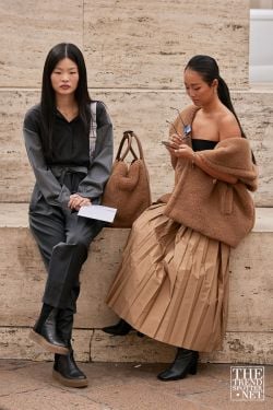 Milan Fashion Week Spring Summer 2023 Street Style 46