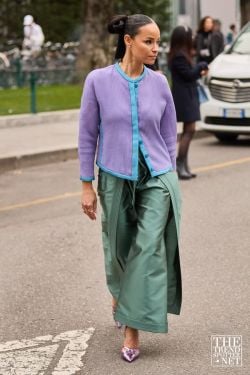 Milan Fashion Week Autumn Winter 2023 Street Style 30