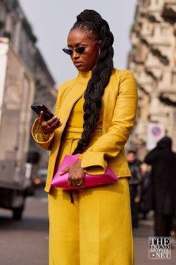 Milan Fashion Week Autumn Winter 2023 Street Style 8