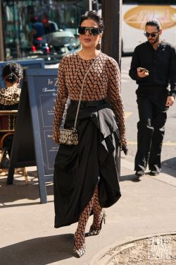 Haute Couture Fashion Week Street Style Autumn Winter 2023 389