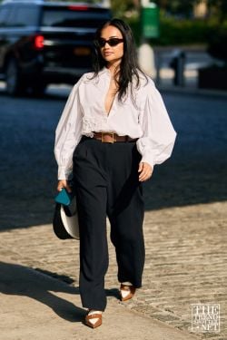 New York Fashion Spring Summer 2024 Street Style Women 9