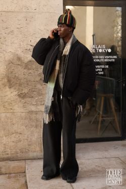 Paris Men's Fashion Week Autumn Winter 2024 Street Style 10