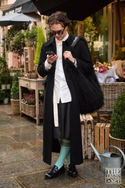 Paris Men's Fashion Week Autumn Winter 2024 Street Style 19