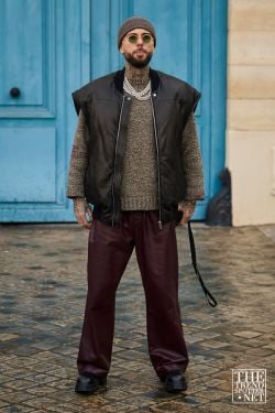 Paris Men's Fashion Week Autumn Winter 2024 Street Style 4