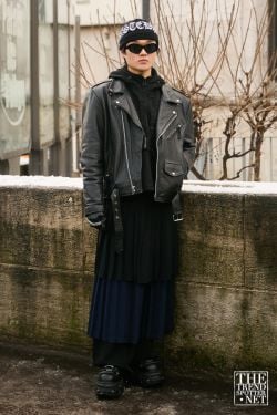 Paris Men's Fashion Week Autumn Winter 2024 Street Style 6