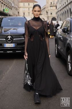 Milan Fashion Week Fall Winter 2024 Street Style 5