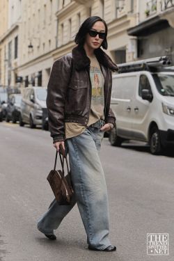 Paris Fashion Week Fall Winter 2024 Street Style 528