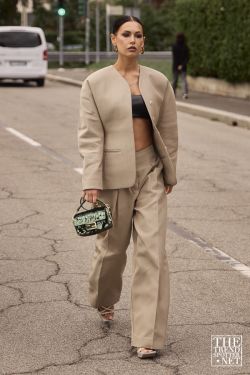 Milan Fashion Week Spring Summer 2025 Street Style Women 12