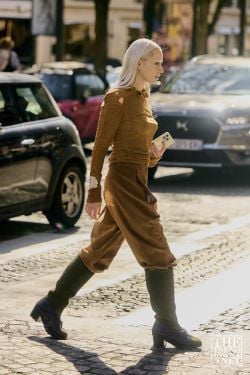 Paris Fashion Week Spring Summer 2025 Street Style Women 445