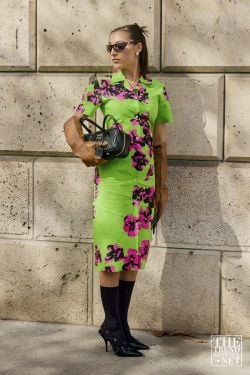 Paris Fashion Week Spring Summer 2025 Street Style Women 457